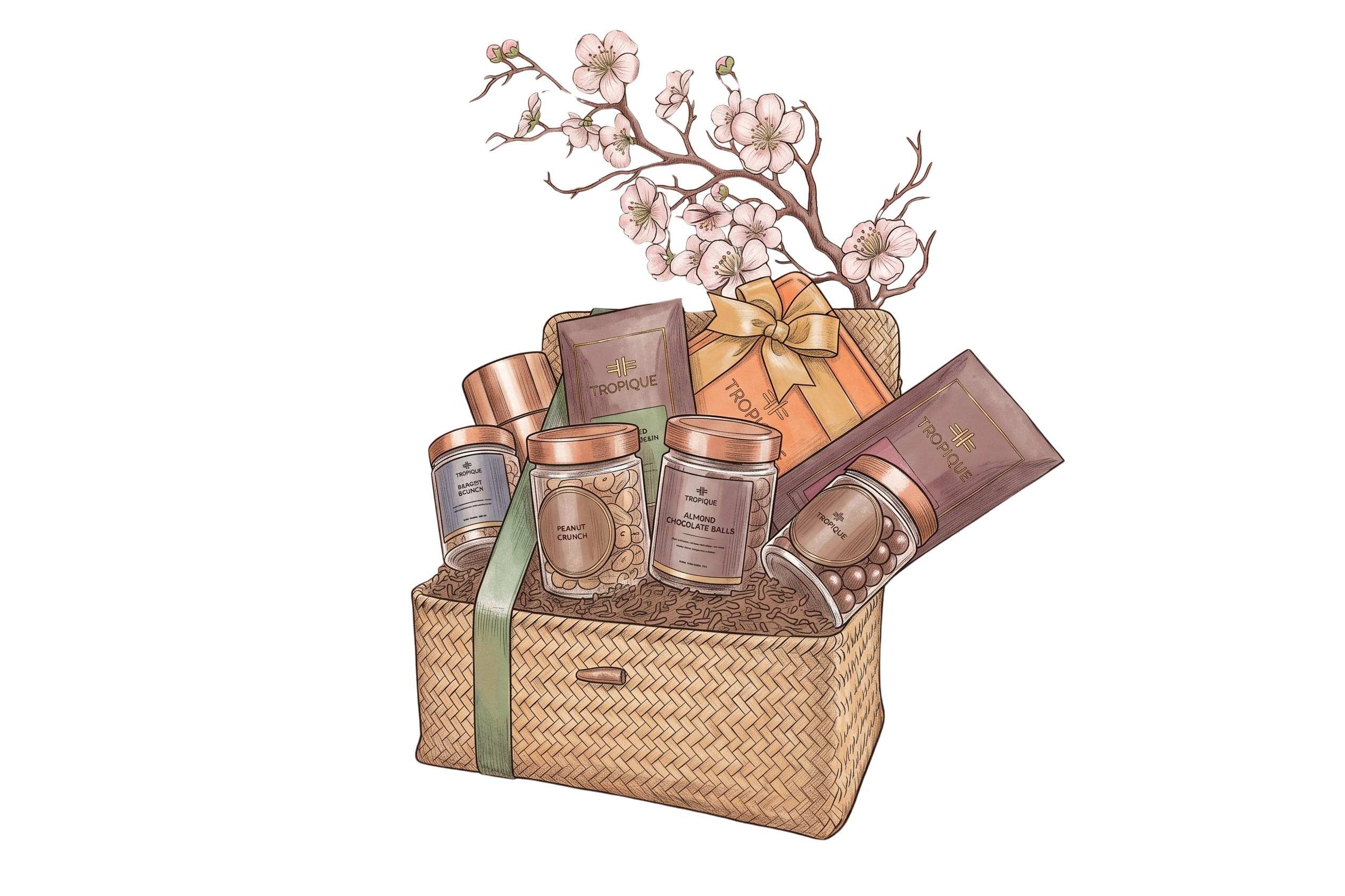 Tropique Hamper Basket